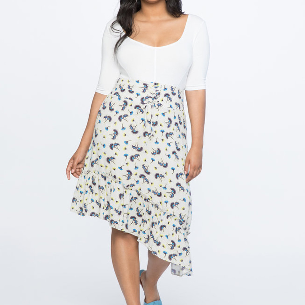 Skirt - Corset Waist Flounce